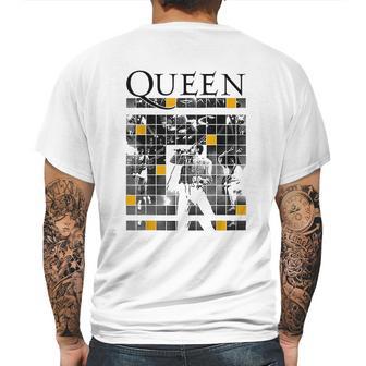 Queen Official Live Concert Blocks Mens Back Print T-shirt | Favorety UK