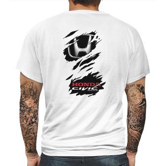 Ra Honda Civic Mens Back Print T-shirt | Favorety