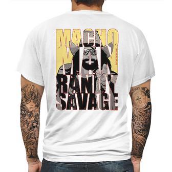 Randy Macho Man Savage Fun Mens Back Print T-shirt | Favorety CA