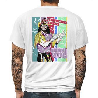 Randy Macho Man Savage Wrestling Mens Back Print T-shirt | Favorety AU