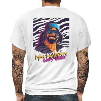 Randy Macho Man Savage Zebra Pattern Mens Back Print T-shirt | Favorety DE