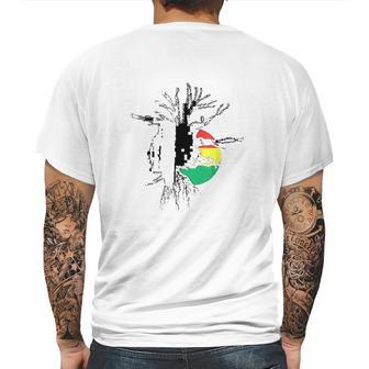 Rasta Dreads Ethiopian Flag Reggae Roots Clothing Mens Back Print T-shirt | Favorety AU