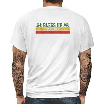 Rastafari Reggae Music Bless Up Dub Dancehall Rasta Gift Mens Back Print T-shirt | Favorety AU