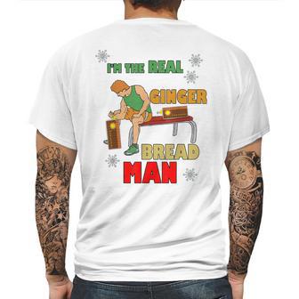 Im The Real Ginger Bread Man Muscle Gym Workout Mens Back Print T-shirt | Favorety AU