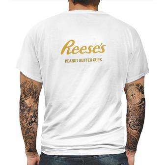 Reeses Peanut Butter Cup Mens Back Print T-shirt | Favorety UK