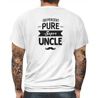 Mens Relative Gift Super Uncle Grandpa Men Mens Back Print T-shirt | Favorety DE