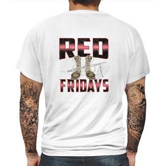 Remember Deployed Cousin Red Fridays Mens Back Print T-shirt | Favorety UK