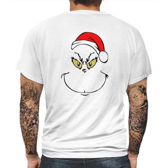 Resting Grinch Face Shirt Mens Back Print T-shirt | Favorety AU