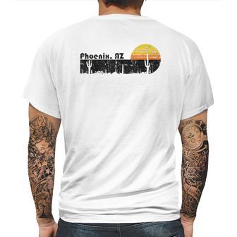 Retro Phoenix Arizona Desert Sunset Vintage Mens Back Print T-shirt | Favorety DE