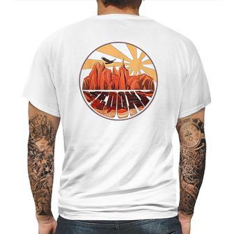 Retro Vintage Sedona Arizona Mens Back Print T-shirt | Favorety UK