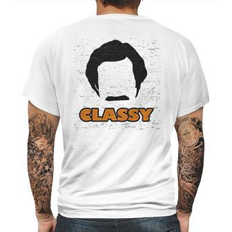 Ripple Junction Anchorman 2 Classy With Rons Hair Shape Mens Back Print T-shirt | Favorety