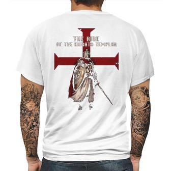 The Rise Of The Knights Templar Mens Back Print T-shirt | Favorety DE