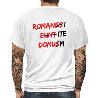 Romanes Eunt Domus Mens Back Print T-shirt | Favorety