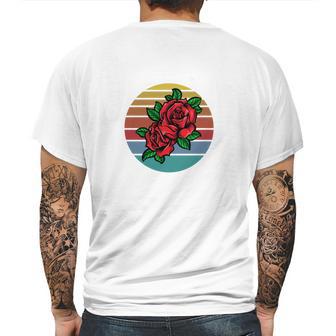 Rose Apothecary Vintage Mens Back Print T-shirt | Favorety