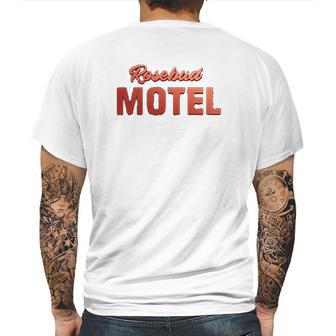 Rosebud Motel Retro Funny Rose Family Mens Back Print T-shirt | Favorety