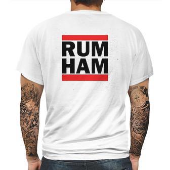 Rum Ham Funny Logo Parody Mens Back Print T-shirt | Favorety DE