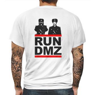 Run Dmz Funny Communist North Korea Mens Back Print T-shirt | Favorety CA