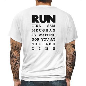 Run - Sam Heughan Mens Back Print T-shirt | Favorety AU