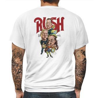 Rush Band Caricature Clockwork Angels Version Mens Back Print T-shirt | Favorety DE