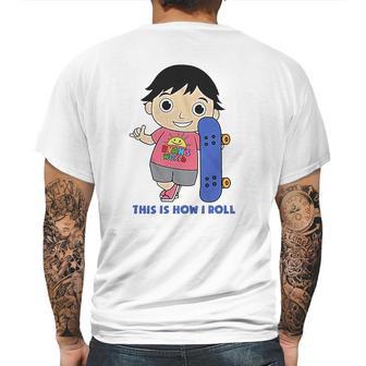 Ryans World Skater Ryan Little Boys Juvenile Kids Mens Back Print T-shirt | Favorety CA