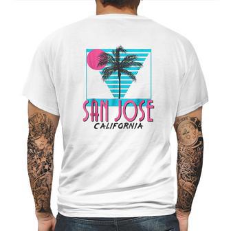 San Jose California Retro Ca Cool Mens Back Print T-shirt | Favorety UK