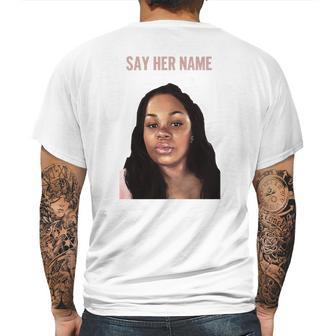 Say Her Name Breonna Taylor Mens Back Print T-shirt | Favorety UK