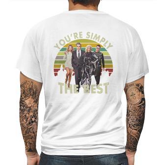 Schitts Creek You Are Simply The Best Mens Back Print T-shirt | Favorety