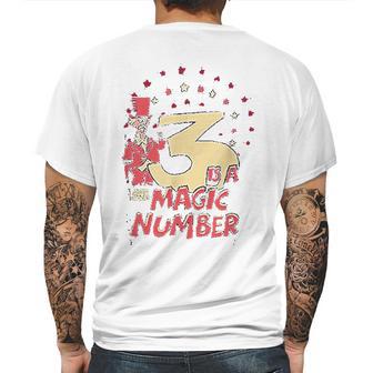 Schoolhouse Rock Three Is The Magic Number Mens Back Print T-shirt | Favorety AU