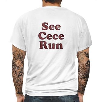 See Cece Run Classic Mens Back Print T-shirt | Favorety DE