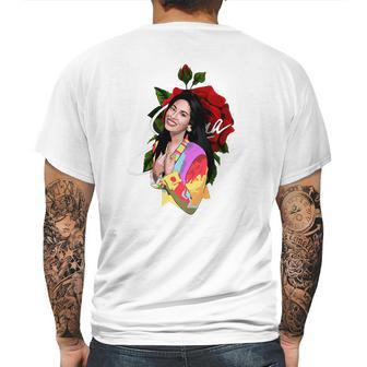 Selena Quintanilla Rose Mens Back Print T-shirt | Favorety