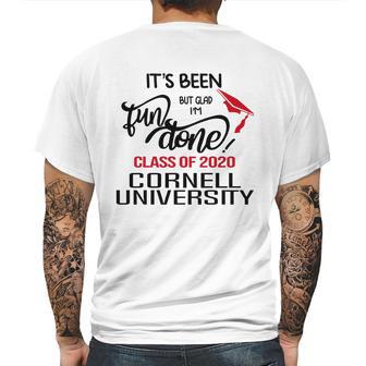 Senior 2020 Graduation Fun Done Cornell University 2020 Mens Back Print T-shirt | Favorety UK