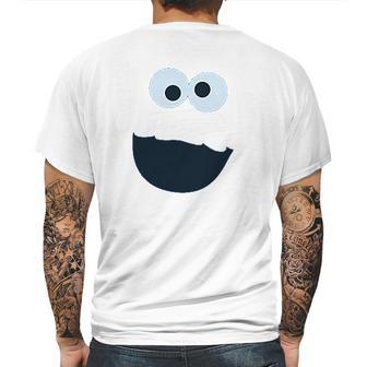 Sesame Street Cookie Monster Face Mens Back Print T-shirt | Favorety AU