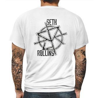 Seth Rollins Target Graphic Mens Back Print T-shirt | Favorety DE