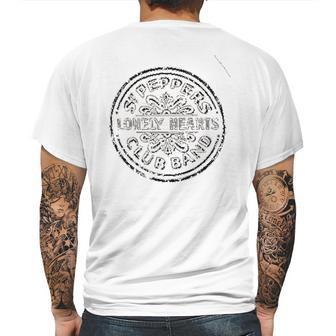 Sgt Pepper Lonely Hearts Drum Official Mens Back Print T-shirt | Favorety