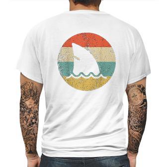 Shark Fin Retro Style Shark Mens Back Print T-shirt | Favorety UK