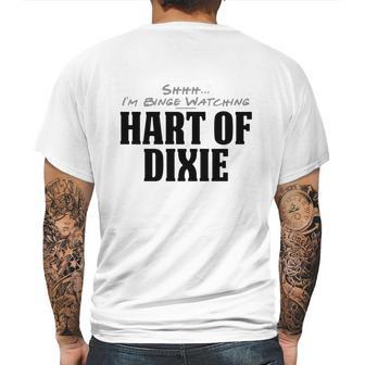 Shhh Ix27m Binge Watching Hart Of Dixie Dog Tags Mens Back Print T-shirt | Favorety CA