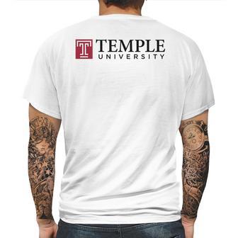 Simple Logo Temple University 2020 Mens Back Print T-shirt | Favorety UK