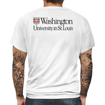 Simple Logo Washington University St Louis 2020 Mens Back Print T-shirt | Favorety AU