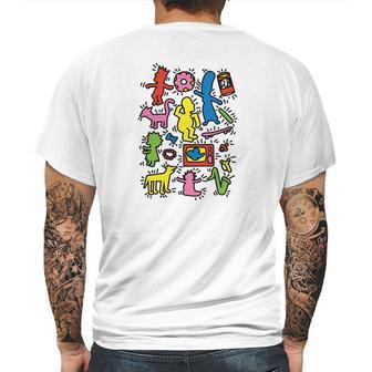 Simpsons X Keith Haring Mens Back Print T-shirt | Favorety AU