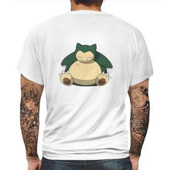 Sleeping In Snorlax Mens Back Print T-shirt | Favorety DE