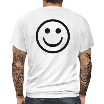 Smiley Face Cute Positive Happy Smile Face Mens Back Print T-shirt | Favorety UK