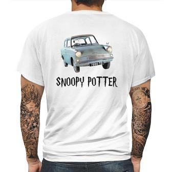 Snoopy Driving Harry Potter T-Shirt Mens Back Print T-shirt | Favorety AU