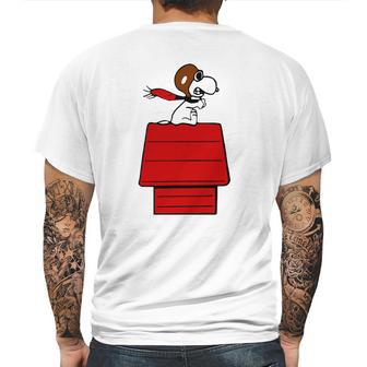 Snoopy Flying Ace Mens Back Print T-shirt | Favorety DE