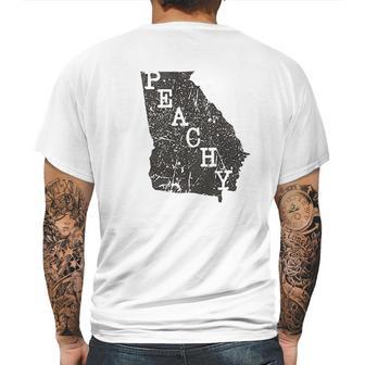 Soffe Peachy Map Mens Back Print T-shirt | Favorety UK