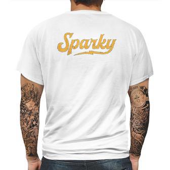 Sparky Electrician Funny Mens Back Print T-shirt | Favorety AU