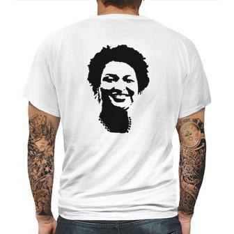 Stacey Abrams Portrait Gift Mens Back Print T-shirt | Favorety AU