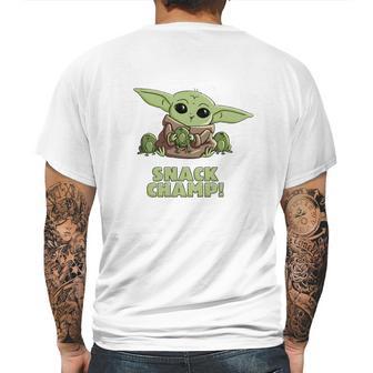 Star Wars The Mandalorian The Child Snack Champ Mens Back Print T-shirt | Favorety AU