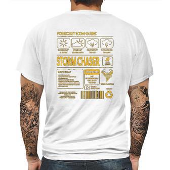 Storm Chaser Funny Facts For Tornado Hunters Mens Back Print T-shirt | Favorety AU