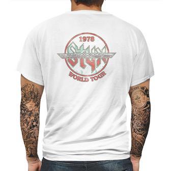 Styx World Tour Mens Back Print T-shirt | Favorety AU