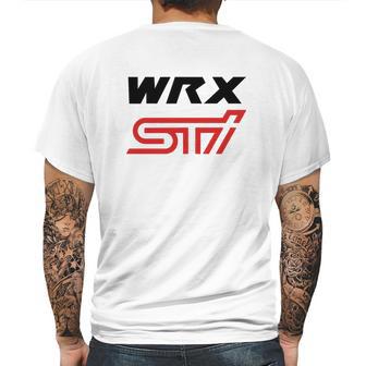 Subaru Wrx Sti Logo Mens Back Print T-shirt | Favorety AU